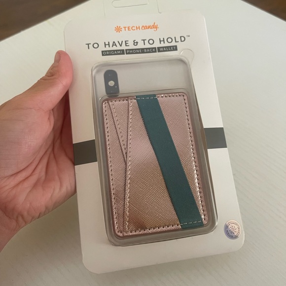 NEW Phone Sticker Card Holder Wallet by Tech Candy - Picture 1 of 3
